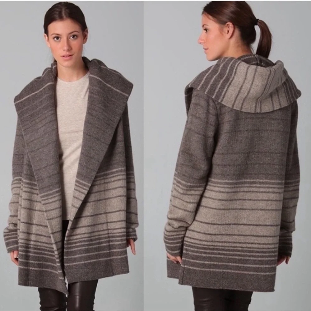 VINCE WOOL/ALPACA SWEATER COAT / CARDIGAN - Picture 9 of 9